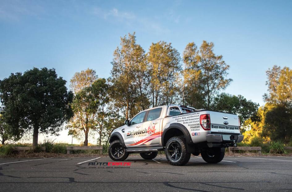 FORD RANGER AVALANCHE MATTE BLACK FRONT MILLED 1523949652 | Car gallery